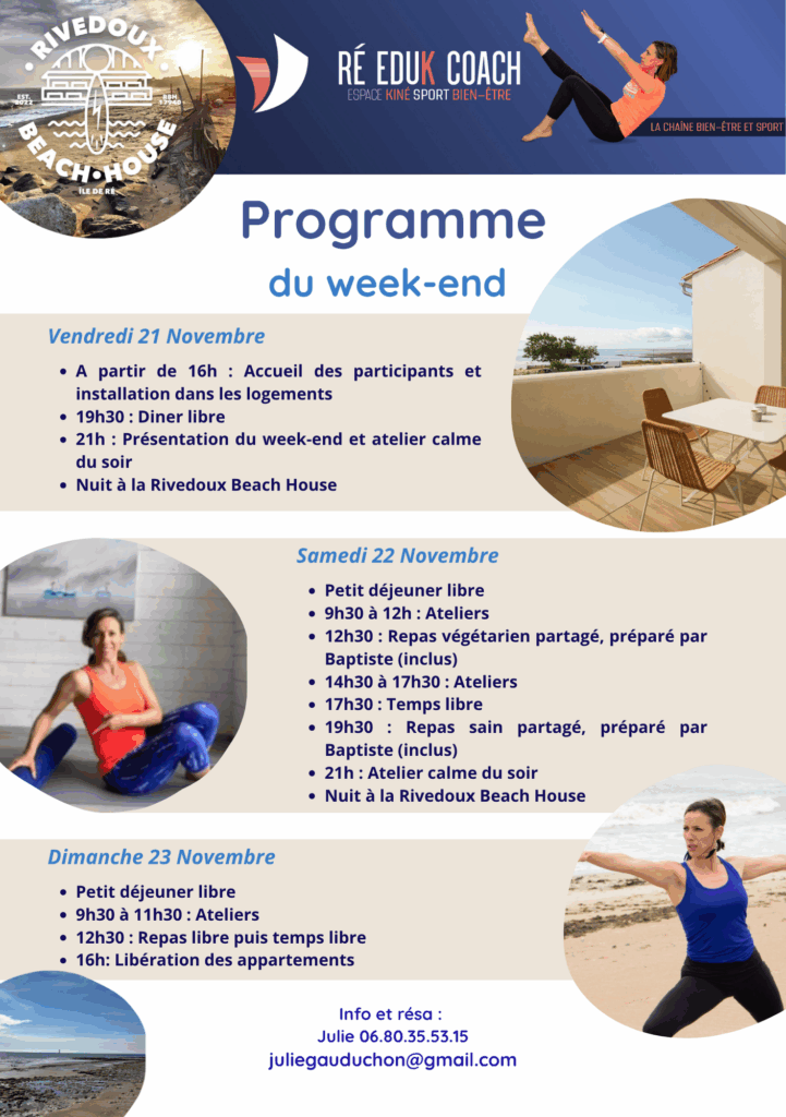 Programme week-end bien-être